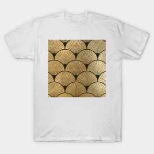 Art Deco elegance - golden fan T-Shirt